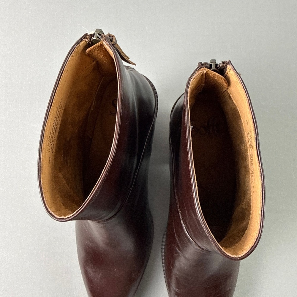 Sofft Aqua Marley Waterproof Leather Ankle Boots Womens 9M NWT Chocolate Brown - Picture 13 of 16